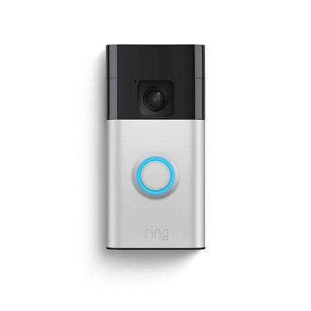 DOORBELL V.1 WIRELESS VIDEO DOORBELL SATIN NICKEL
