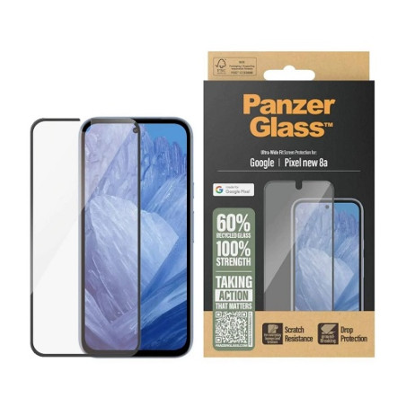 VERRE TREMPE POUR GOOGLE PIXEL 9A COUPE ULTRA LARGE UWF