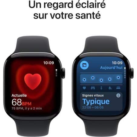 APPLE WATCH SERIES 11 GPS 42MM M/L SPORT ALU BLACK 