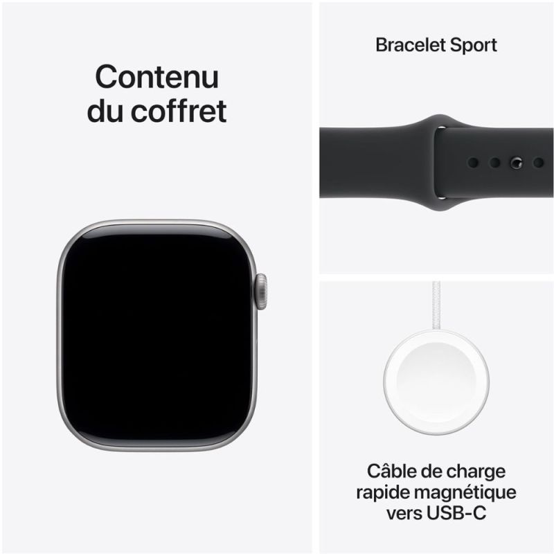 APPLE WATCH SERIES 11 GPS 42MM S/M SPORT ALU SIDERAL GRAY