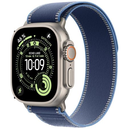 APPLE WATCH ULTRA 3 GPS + CELL 49 MM M/L TITANE TRAIL BLEU