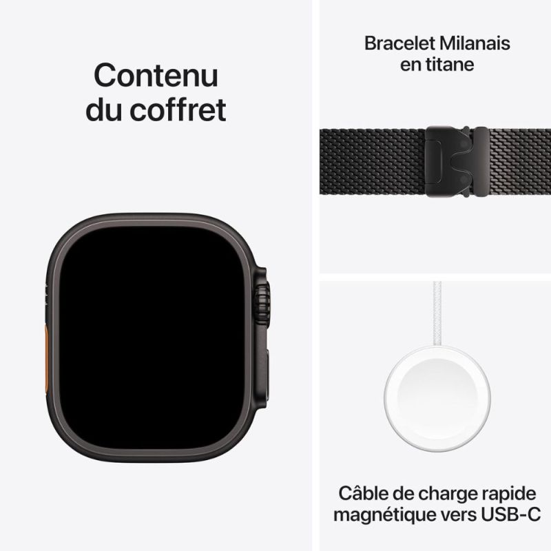 APPLE WATCH ULTRA 3 GPS + CELL 49 MM M/L TITANE OCEAN