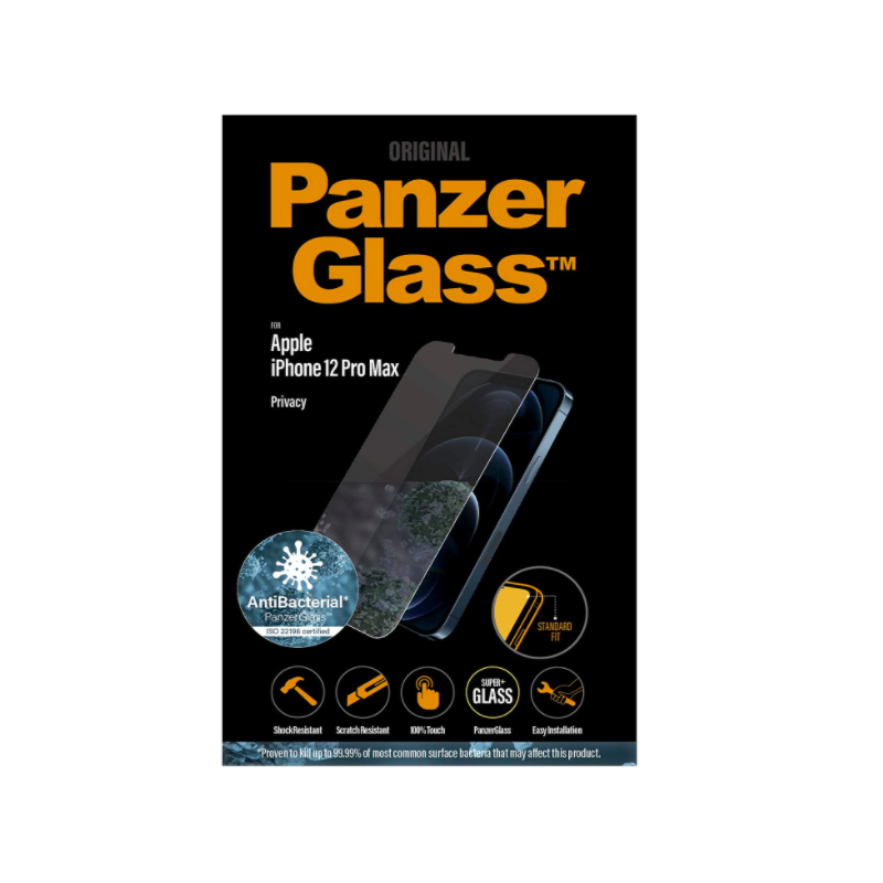 VERRE TREMPE POUR IPHONE 12 PRO MAX BLACK FRIENDLY