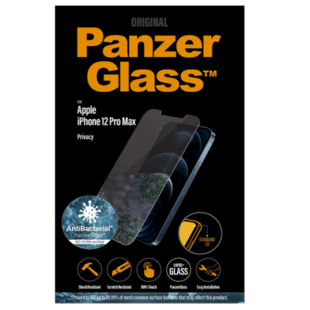 VITRE PROTECTION ECRAN IPHONE 12 PRO MAX NOIR