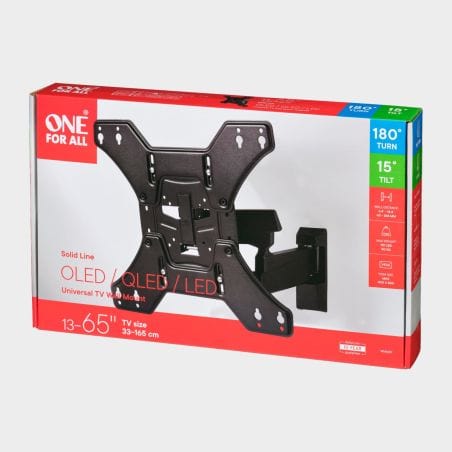 SUPPORT TV MURAL INCLINABLE/ORIENTABLE SOLID 13-65