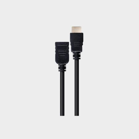 ADAPTATEUR HDMI MALE/FEMELLE 15 CM NOIR