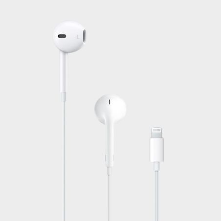 ECOUTEURS FILAIRES EARPODS CONNECTEUR LIGHTNING BLANC