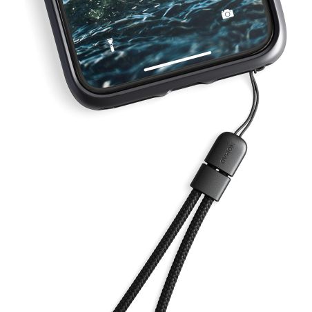 Lanyard compatible with cases and black devices