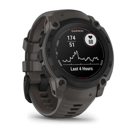 MONTRE CONNECTE INSTINCT E 40 MM SILICONE NOIR ET ANTHRACITE