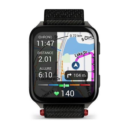 VENU X1 TITANIUM AND BLACK NYLON GPS SMARTWATCH