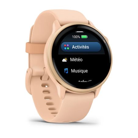 MONTRE CONNECTEE VIVOACTIVE 6 ALU ROSE CLAIR