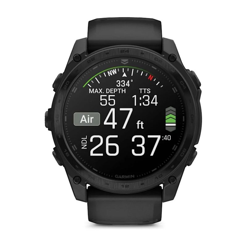 MONTRE CONNECTEE TACTIX 8 51MN AMOLED NOIR/GRIS GALET