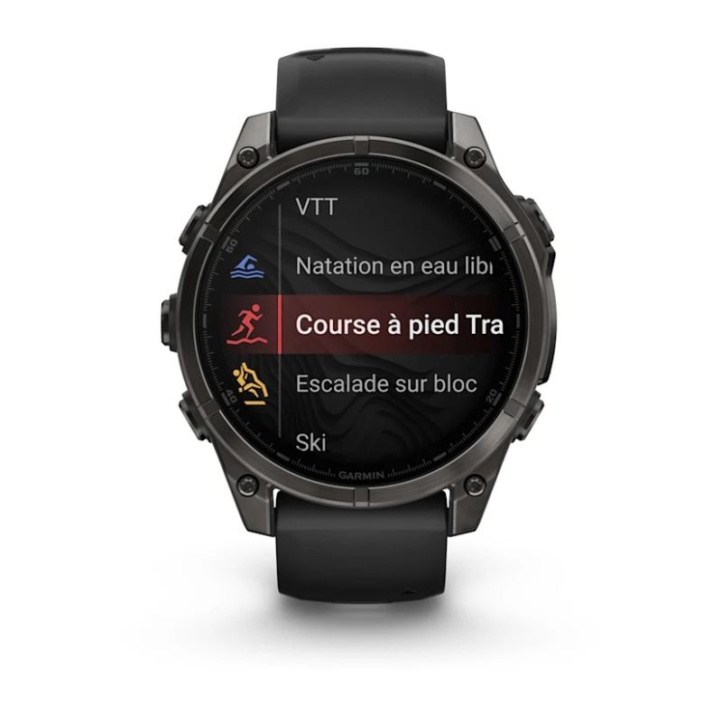 MONTRE CONNECTEE FENIX 8 AMOLED 47MM SAP GRIS GALET