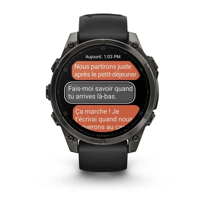 MONTRE CONNECTEE FENIX 8 AMOLED 47MM SAP GRIS GALET