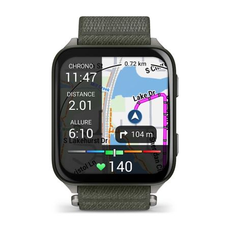 MONTRE CONNECTEE GPS VENU X1 TITANE VERT