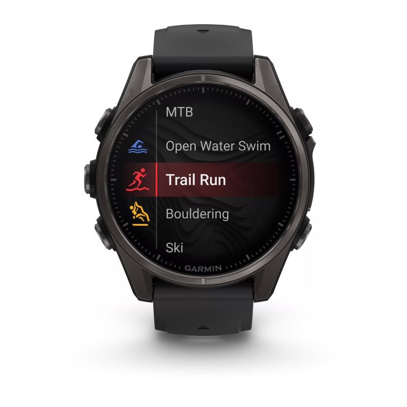 MONTRE CONNECTEE FENIX 8 AMOLED 43MM CARBONE G/N