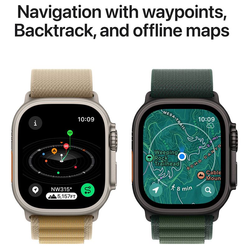 APPLE WATCH ULTRA 2 GPS + CELL 49MM TITANE BLACK LOOP M/L