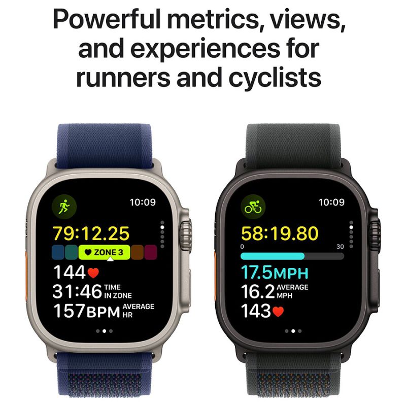 APPLE WATCH ULTRA 2 GPS + CELL 49MM TITANE BLACK LOOP M/L