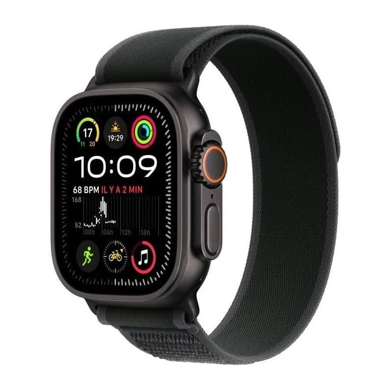 APPLE WATCH ULTRA 2 GPS + CELL 49MM TITANE BLACK LOOP M/L