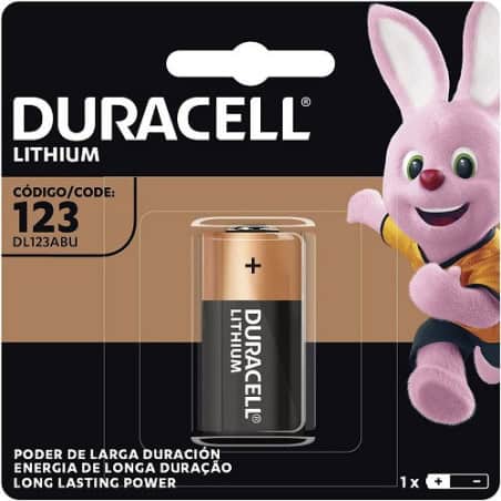 PILES LITHIUM  BLISTER CR123 3V