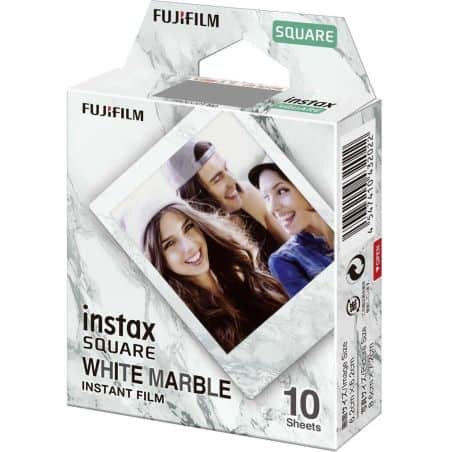 FILMS INSTANTANES INSTAX SQUARE MARBRE BLANC ( X10 )