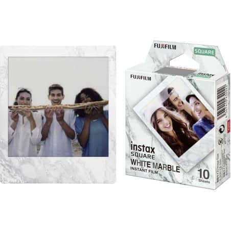 FILMS INSTANTANES INSTAX SQUARE MARBRE BLANC ( X10 )