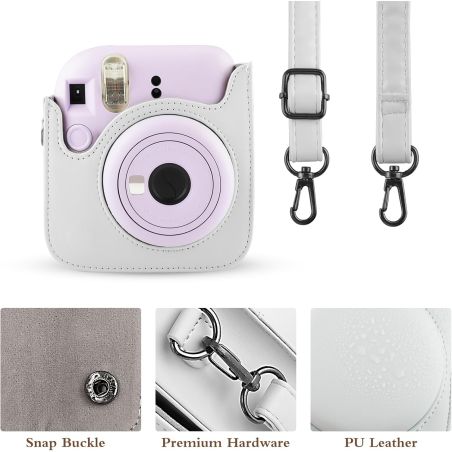 HOUSSE INSTAX MINI 12 BLANC