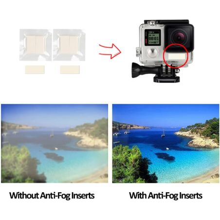 INSERT ANTI BUEE POUR GOPRO