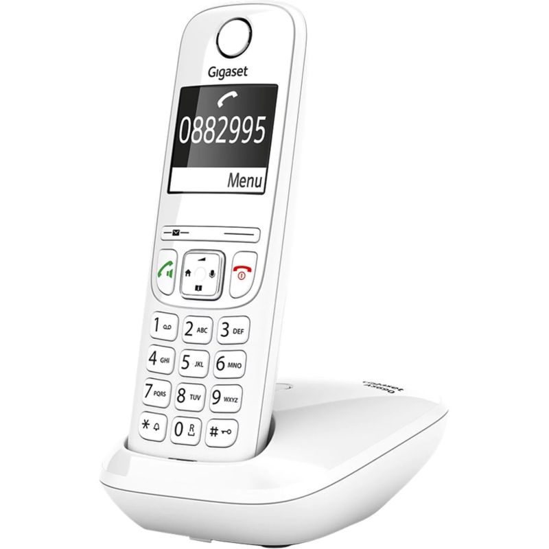 AS690 CORDLESS RESIDENTIAL TELEPHONE WITHOUT ANSWERING MACHINE WHITE