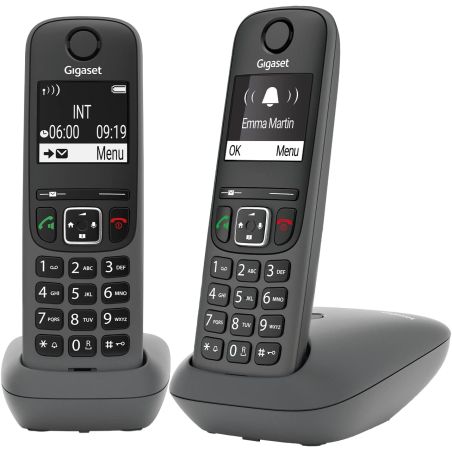 TELEPHONE RESIDENTIEL AS690 DUO SANS FIL NOIR