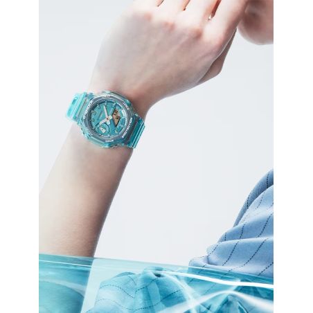 MONTRE FEMME G-SHOCK GMA-S2100SK RESINE BLEU