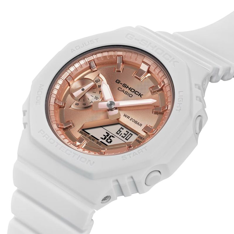 G-SHOCK S2100MD WOMEN'S WATCH WHITE RESIN ETOR ROSE