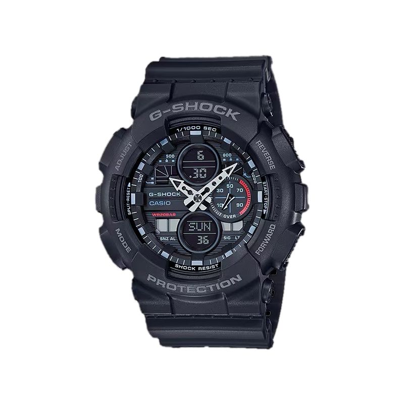 MONTRE HOMME G-SHOCK CLASSIC GA-140 RESINE NOIR