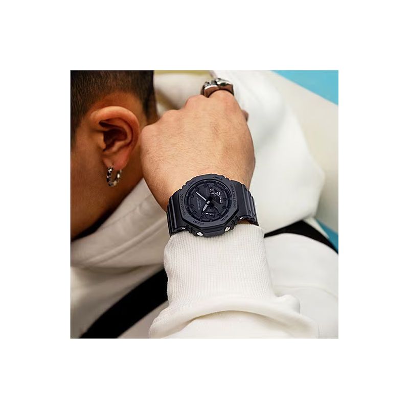 MONTRE HOMME G-SHOCK CLASSIC GA-2100- RESINE NOIRE