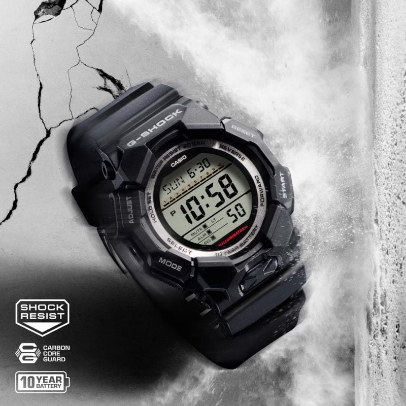 MONTRE HOMME G-SHOCK CLASSIC SERIE GD-010 NOIR