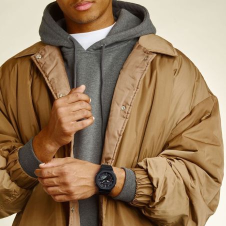 GA-B2100-1AER CARBON BLACK BLUETOOTH SOLAR MEN'S WATCH