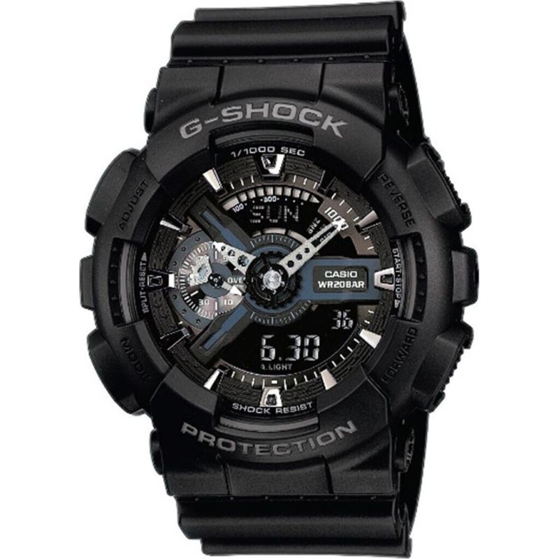 MONTRE HOMME G-SHOCK CLASSIC GA-110 RESINE NOIR