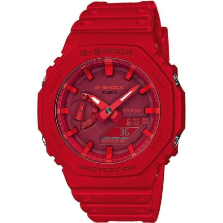 G-SHOCK CLASSIC GA-2100 RED RESIN MEN'S WATCH