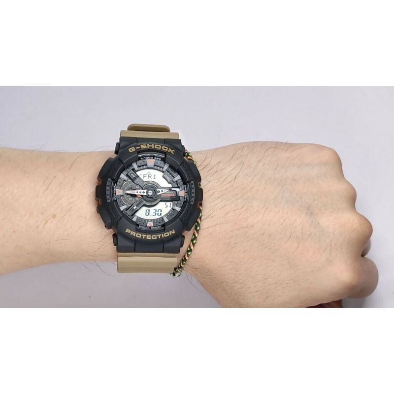 MONTRE HOMME G-SHOCK GA-100TU-1A3ER CHRONO RESINE MARRON