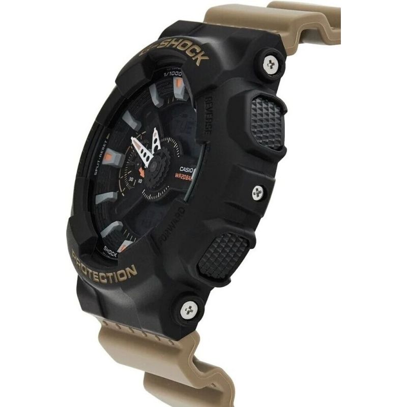 MONTRE HOMME G-SHOCK GA-100TU-1A3ER CHRONO RESINE MARRON