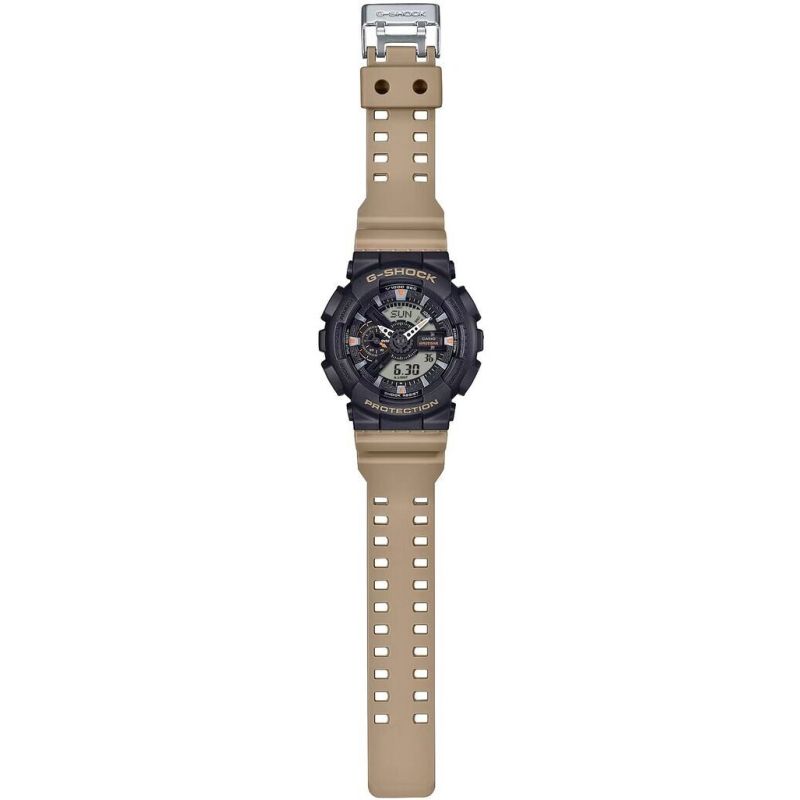 MONTRE HOMME G-SHOCK GA-100TU-1A3ER CHRONO RESINE MARRON