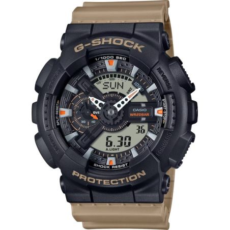 MONTRE HOMME G-SHOCK GA-100TU-1A3ER CHRONO RESINE MARRON