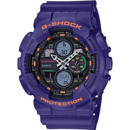 G-SHOCK GA-140 PURPLE MEN'S WATCH