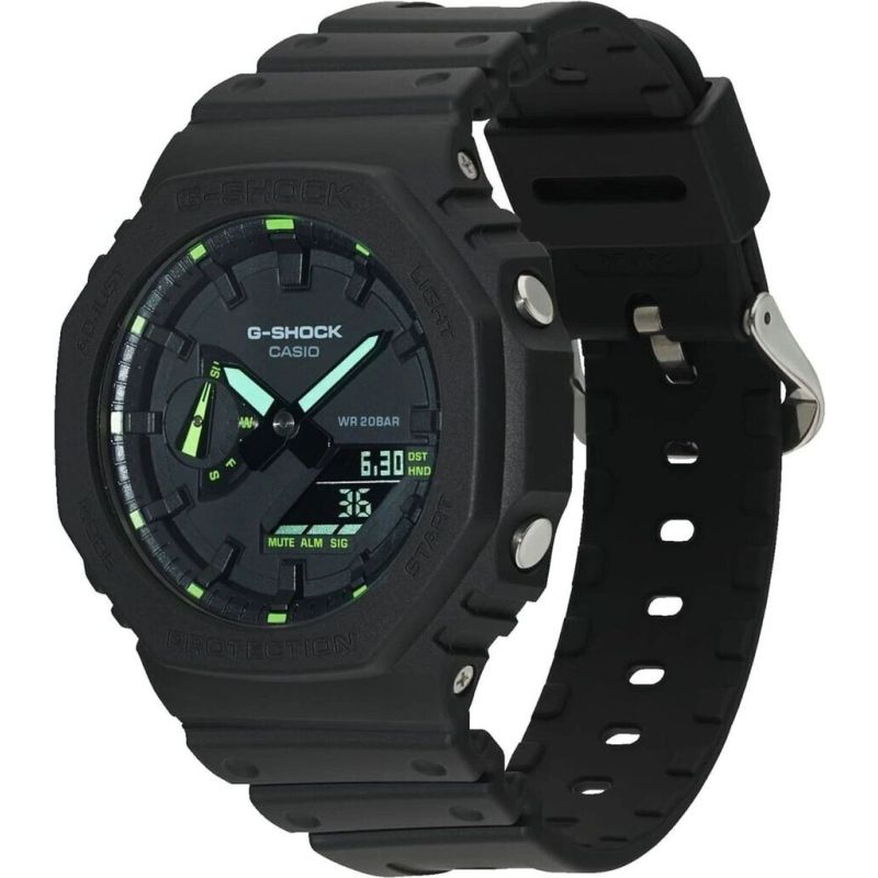 MONTRE HOMME G-SHOCK GA-2100-1A3ER SILICONE NOIR
