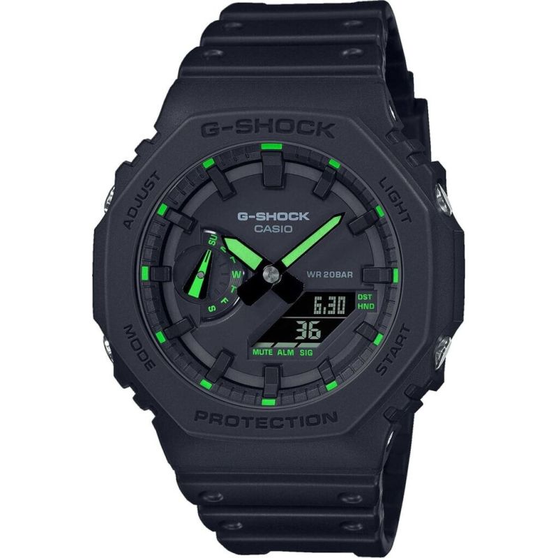 MONTRE HOMME G-SHOCK GA-2100-1A3ER SILICONE NOIR