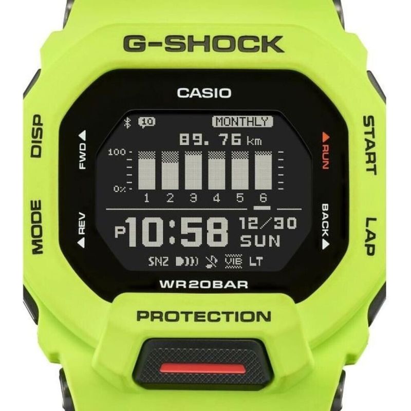 MONTRE HOMME G-SHOCK GBD-200-9ER RESINE JAUNE NOIR