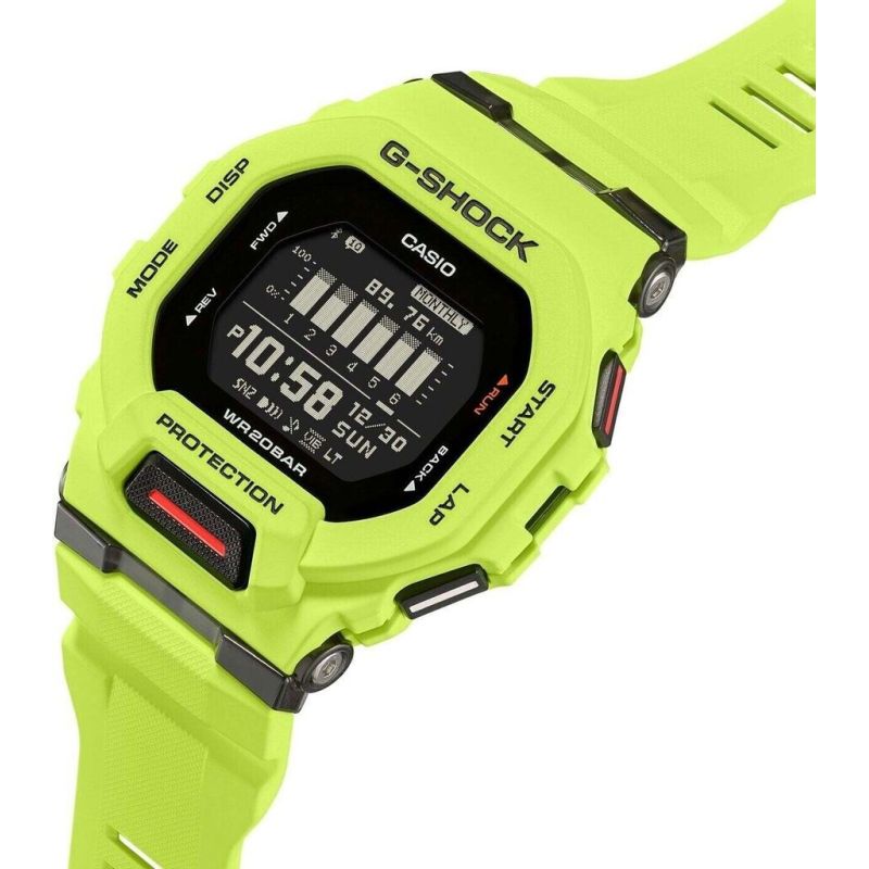 MONTRE HOMME G-SHOCK GBD-200-9ER RESINE JAUNE NOIR