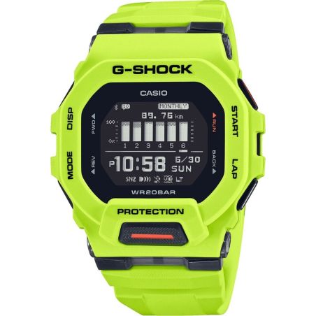 G-SHOCK GBD-200-9ER MEN'S WATCH YELLOW BLACK RESIN