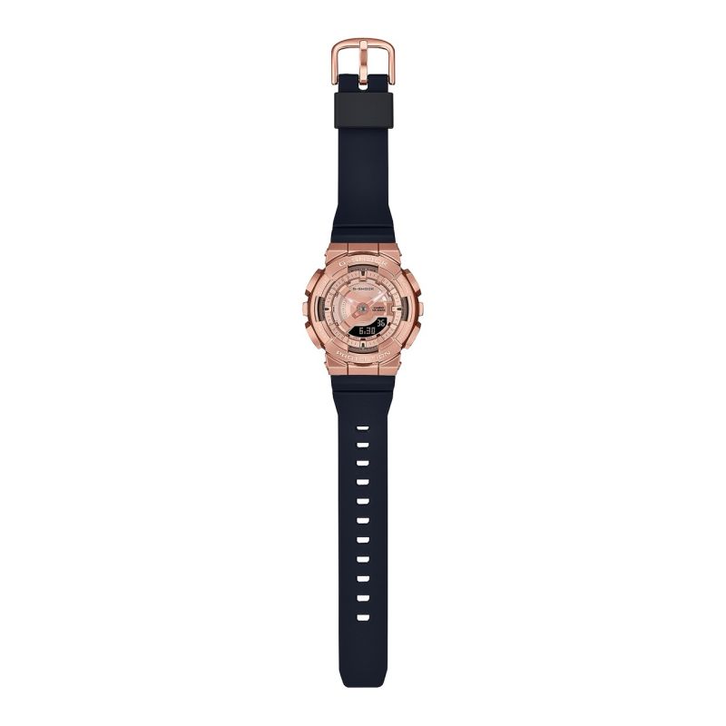 MONTRE MIXTE G-SHOCK G-STEEL RESINE NOIR OR ROSE