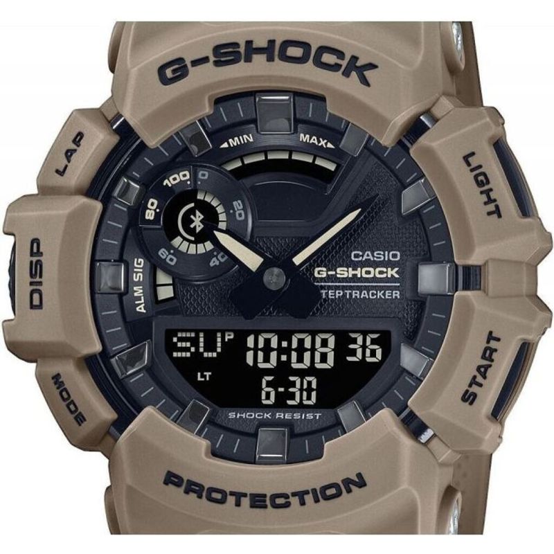 MONTRE HOMME G-SQUAD BLUETOOTH GBA-900UU MARRON CLAIR